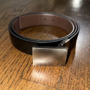 Kenneth Cole Metal Buckle Reversible Black and Brown Men’s Size XL 42-44 Belt